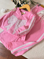 سویشرت شلوار نواردوزی شده4022 - Image 2