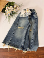 شلوار شافل نقلی ساده4026 - Image 4