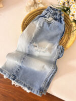 شلوار شافل نقلی ساده4026 - Image 8