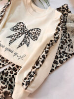 بلوز وشلوار نوار پلنگی4028 - Image 3