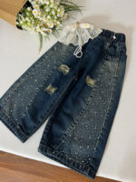 شلوار بگ بغل نگینی4045 - Image 3