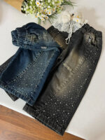 شلوار بگ بغل نگینی4045 - Image 5