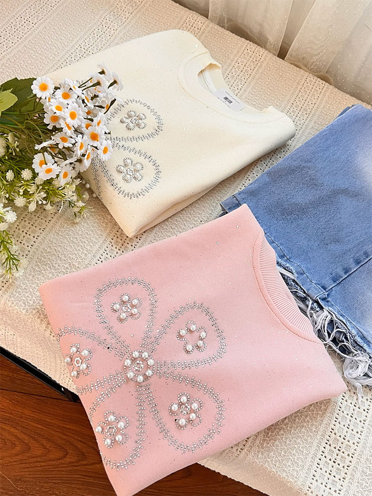 18 بلوز گل شاین دار4060 - Image 1